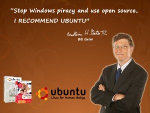 Bill Gates Ubuntu